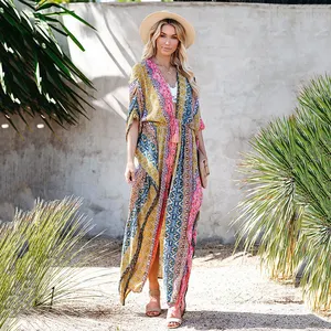 New Fashion Beach Boho Kimono Cover Up camicette e top da donna abiti coreani