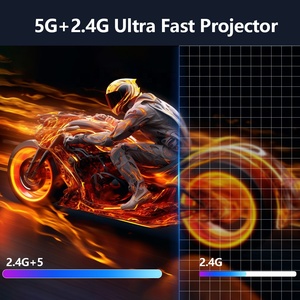 2025 Original usine LED Mini Android 13 système 720P BT Portable Home cinéma cadeau de noël 4K projecteur de <span class=keywords><strong>film</strong></span> - Product Image 3
