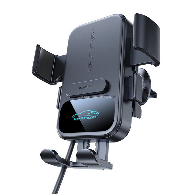 15W Fast Wireless Car Charger Flexible Air Vent Phone Holder 360 Rotation Stable Universal Mount for Smartphones