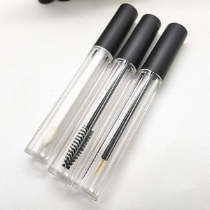 Tubo vacío redondo de PET negro de 4 ml, de 13-15.9 mm de diámetro, para botella de pestañas, pegamento líquido de gran expansión, brillo labial - Product Image 3