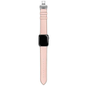 <span class=keywords><strong>สาย</strong></span>หนังสี<span class=keywords><strong>ช</strong></span>มพูสำหรับ Apple Watch Ultra 3 <span class=keywords><strong>สาย</strong></span>รัดข้อมืออัจฉริยะ แบบล็อคผีเสื้อ ถอดเร็ว <span class=keywords><strong>สาย</strong></span>นาฬิกาหนังแท้ - Product Image 4