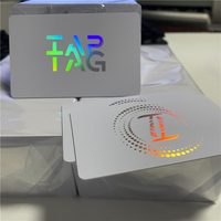 Personnalisation imprimable Mat Nfc Digital Smart Business Card Ultralight C Social Media Business Card