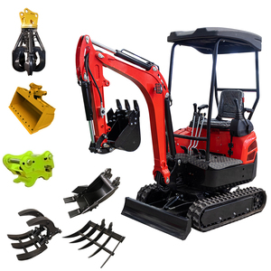 Mini Excavadora Hidráulica Pequeña de 1 Tonelada con Cabina Cerrada a Precio Económico - Product Image 1