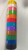 Papier Washi Crêpe Adhésif Acrylique Coloré à Faible Adhérence, Personnalisable en Couleur, Taille et Emballage, Écritable, Sans Résidu, Facile à Déchirer