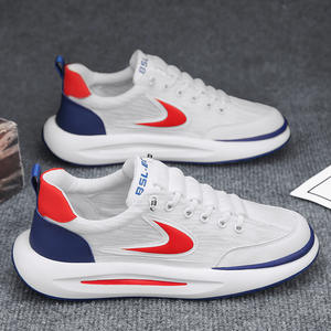 Men's Lace-Up Breathable Ice Silk Cloth Mesh Sports Leisure Dad Shoes Soft Sole Anti-Slip Trend Agam Shoes - Product Image 3