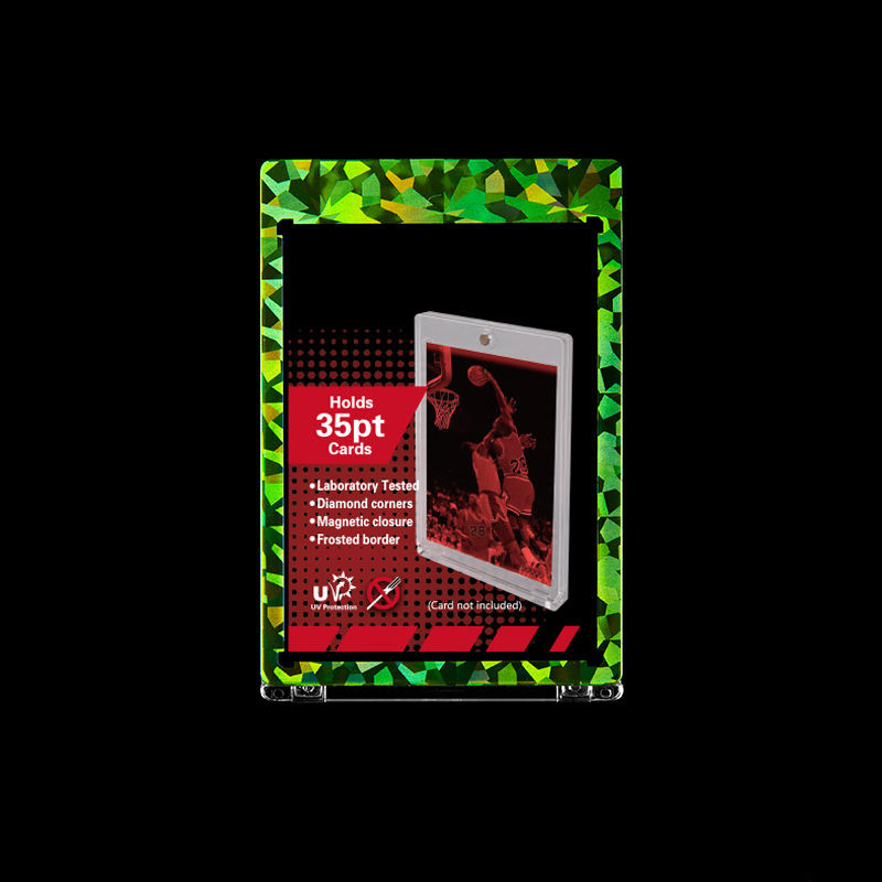 กระจกแตกสีเขียว