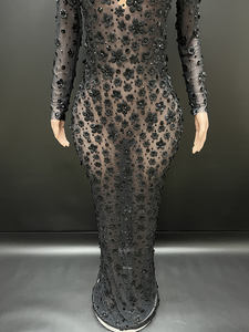 Novance Y4615-C Bekleidung Design Services Geburtstag Diamond Bling Ballkleider 2024 Elegantes Ballkleid Sparkly Luxury Clothing Women - Product Image 4