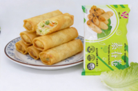 Rollitos de Primavera Congelados Naturales de China, Vegetales IQF a Granel, Comida Vegetariana China, Pastelería |   Precio de Fábrica Personalizable al por Mayor
