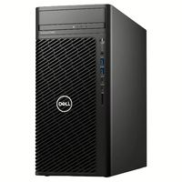 محطة عمل ديل بريسيجن 3660 تاور مع معالج I5 12500 وذاكرة 8 جيجابايت DDR5 وقرص صلب SSD سعة 256 جيجابايت، محطة عمل للتصميم الهندسي والفيديو