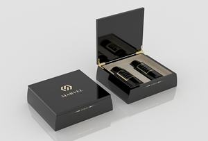 Caja de Madera MDF para Perfume de Lujo con Logotipo Personalizado Volenx, Acabado Brillante, Aprobado por BV/REACH, 260x190x55mm, Cajas de Color Personalizado - Product Image 3