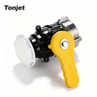 Bouchon d'étanchéité robuste pour réservoir IBC de 2 pouces (50 mm) avec filetage femelle BSP de 2-1/8 pouces (54 mm) pour couvercle de citerne industrielle de 1000 L