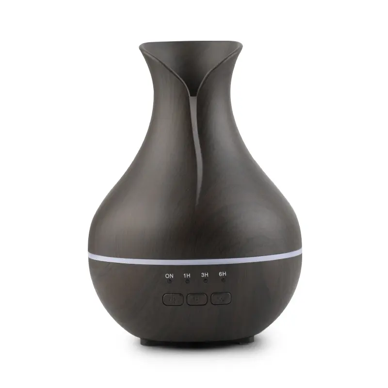 Thuis Apparaten 120Ml Ultrasone Luchtbevochtiger Purifier Aroma Diffuser Met Houtnerf Kleur