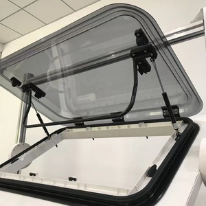 Prix d'usine Fenêtre de toit <span class=keywords><strong>pour</strong></span> camping-car 800x500mm avec cadre en aluminium et moustiquaire - Product Image 4
