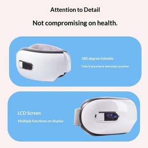 Masajeador Ocular Eléctrico Inteligente 4D Inalámbrico con Vibración, Terapia de Calor, Presión de Aire y Música para Uso en Casa y Oficina, Venta al Por Mayor de Fábrica <span class=keywords><strong>2026</strong></span> - Product Image 2