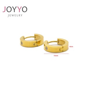 Orecchini tagliati per ragazze orecchini <span class=keywords><strong>stile</strong></span> semplice da <span class=keywords><strong>donna</strong></span> in acciaio inossidabile orecchini minimali parte del corpo umano Piercing tatuaggio orecchino cristallo - Product Image 1
