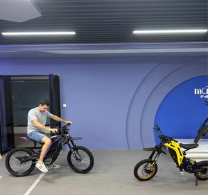 Veloce elettrico Dirt Bike 72v 10kw Mid Motor 79Bike Falcon Pro elettrico Enduro moto Mountain Dirt E Bike in nero E viola - Product Image 1