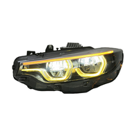 Feux avant SJC Auto Headlights Ikon V2 Style pour BMW F32 F33 F36 F82, feux de jour bicolores laser DRL, installation facile.