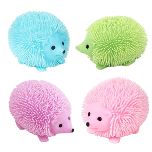Wefunny 2024 Nouveau Populaire Petit Hérisson Gonflable en TPR, Balle Anti-stress Lumineuse et Clignotante, Jouet Mignon à Presser pour Soulager le Stress - Product Image 2