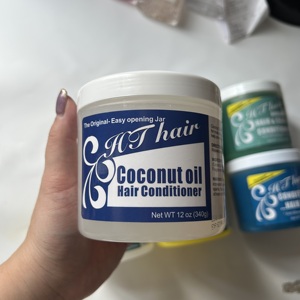 Precio al por mayor 340g 12oz Acondicionador orgánico mágico de cáñamo <span class=keywords><strong>azul</strong></span> indio anticaída para el cuero cabelludo, alimento herbal para el cabello en crema - Product Image 5