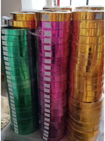 Film pour animaux de compagnie avec revêtement coloré pour guirlande de paillettes, pour poudre scintillante, pour décoration, pour rideau à franges
