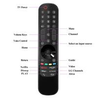 Télécommande de remplacement mando lg magic MR22GA avec fonction de pointeur de souris Voice Air pour LG Smart TV G2 B2 C2 Series