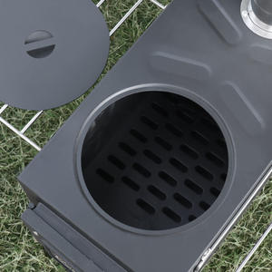 Estufa <span class=keywords><strong>de</strong></span> <span class=keywords><strong>Leña</strong></span> Portátil <span class=keywords><strong>de</strong></span> Acero Inoxidable y Acero al Carbono, Plegable, para Camping en Todas las Estaciones - Product Image 1