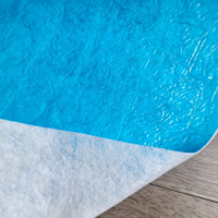 Rouleau de protection de sol auto-adhésif en polaire 160g pour travaux de peinture
