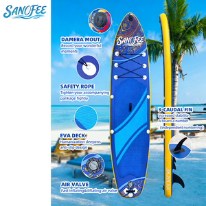 Planche de paddle gonflable 10'6" (320 cm) Mystical Maya Tribal avec design artistique totem ancien pour l'aventure de type boutique - Product Image 4