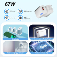 Accessoires pour téléphones portables, chargeurs en gros, produits bon marché, adaptateurs, chargeur de voyage multi-ports USB C et USB A