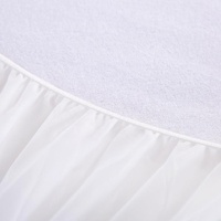 Housse de matelas imperméable et respirante à fermeture éclair, housse de matelas matelassée en Jacquard imperméable à l'eau, protège-matelas avec fermeture éclair