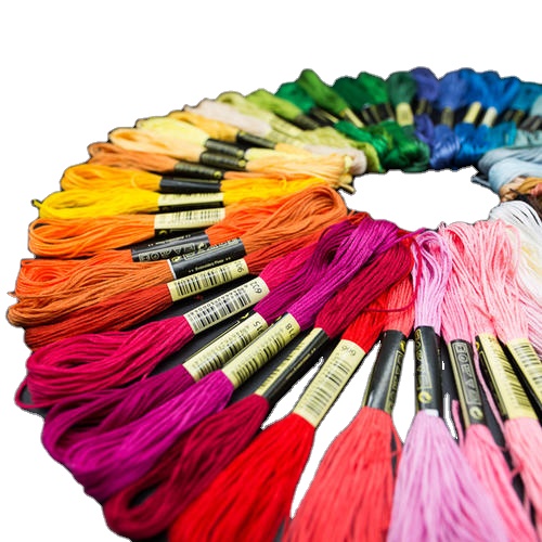 FC001 оптовая продажа 50 цветов нитки для вышивки крестиком