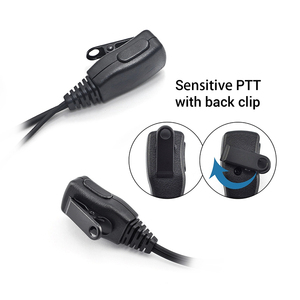 Écouteur PTT à tube acoustique compatible avec les talkies-walkies Baofeng UV-5R BF88S KG-UV8D Kenwood et <span class=keywords><strong>CB</strong></span> Radio vente en gros en vrac - Product Image 3