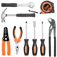 Kit d'outils complet pour la rénovation de la maison, boîte à outils spéciale pour charpentier et électricien, ensemble d'outils manuels et électriques