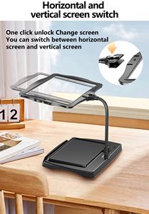 최신 LED 데스크탑 디지털 돋보기 머리띠 디자인 없음 반사 없음 현기증 우수한 독서 도우미 - Product Image 5