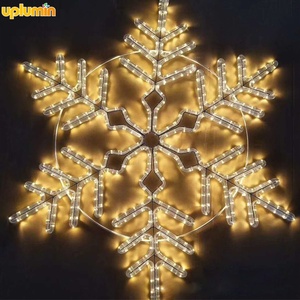 Bán hàng nóng ngoài trời giáng sinh trang trí đuổi theo dẫn bông tuyết Motif ánh sáng - Product Image 2