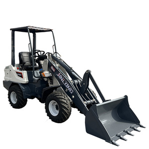 Mini điện 2ton retroexcavadora backhoe loader với bánh xe phía trước cho trang trại & nhà sử dụng có tính năng động cơ hộp số thành phần cốt lõi - Product Image 2