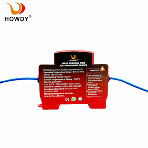 <span class=keywords><strong>Extincteur</strong></span> automatique à aérosol Howdy pour l'extinction d'incendies électriques sur rail DIN - Product Image 3