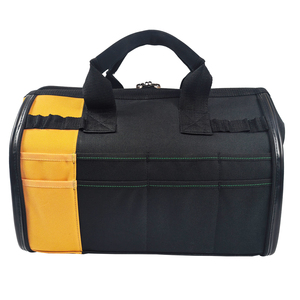 Bolsa de Herramientas Impermeable OEM/ODM de Gran Capacidad para Almacenamiento de Equipos de Bricolaje, Amarilla y Negra, con Correa Ajustable, Cierre de Cremallera y Acolchado - Product Image 3