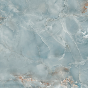 Orientbell Vitrified (GVT) 1200X1800 Super Gloss Onyx Marble Aqua Acabado brillante Azulejos grandes Losas Azulejos de porcelana para piso de pared - Product Image 1