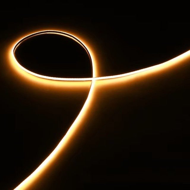 480LEDs/m Ultra-Narrow COB LED Strip DC12V 2mm Flexible High Cri Flicker-Free Self-Adhesive Tape for Ambient Lighting