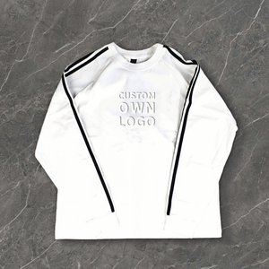 Sudadera de Hombre de Felpa Gruesa con Rayas, Estilo Vintage, con Logotipo Estampado, Fabricante de Sudaderas Personalizadas para Hombre - Product Image 3