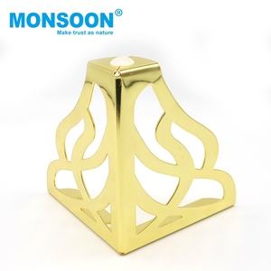 Herrajes para Muebles Personalizados, Patas de Metal Talladas de 130 mm, Doradas, para Mesa de Comedor, Patas de Soporte Resistentes - Product Image 1