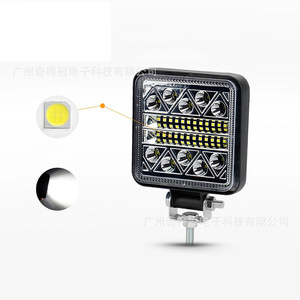 ไฟทำงาน LED ขนาด 4 นิ้ว 102W สำหรับรถยนต์ออฟโรด ติดตั้งบนหลังคา ไฟสปอตไลท์ 12V 24V DC ไฟ LED - Product Image 1