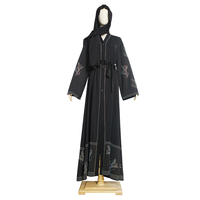 H & D Nouveau Design Eid Mubarak Dubai Abaya pour Femmes Caftan Africain Cristal De Luxe Kimono Grande Taille Djellaba Robes