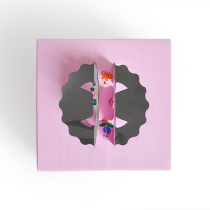 Giấy đóng gói Bánh hộp thực phẩm cấp cao xử lý tùy chỉnh các tông kraft giấy Cupcakes Hộp Tùy chỉnh Giao Hàng Quà tặng đám cưới - Product Image 2