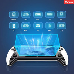 Console de <span class=keywords><strong>jeu</strong></span> portable QBUY X9, écran HD non tactile de 5,5 pouces, batterie de 1500 mAh, lecteur vidéo portable, WiFi, système d'exploitation Linux, appareil de <span class=keywords><strong>jeu</strong></span> - Product Image 3