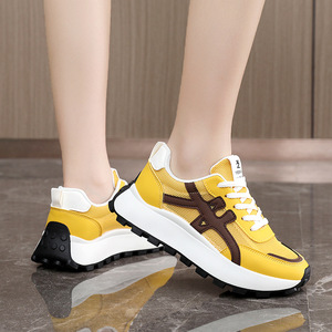 YB2F32 <span class=keywords><strong>femme</strong></span> printemps été baskets pour panier respirant femmes chaussures décontractées formateurs chaussures de Style de marche - Product Image 3