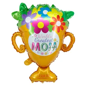 Новый дизайн, надувные шары из фольги с изображением мамы на день матери, день рождения
