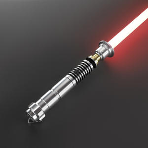 Sable de Luz LED DAMIENSABER de Alta Gama, Metálico, con Píxeles, Brilla en la Oscuridad, Regalo de Cosplay, <span class=keywords><strong>Luke</strong></span> <span class=keywords><strong>Skywalker</strong></span>, Chip XENO Original de la Película, Juguete de Colección - Product Image 3