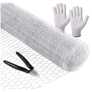 Hexagonal Chicken Wire <b>Mesh</b> Roll Low Carbon Iron Wire Netting for Cage Fence Garden Enclosure - Product Image 1